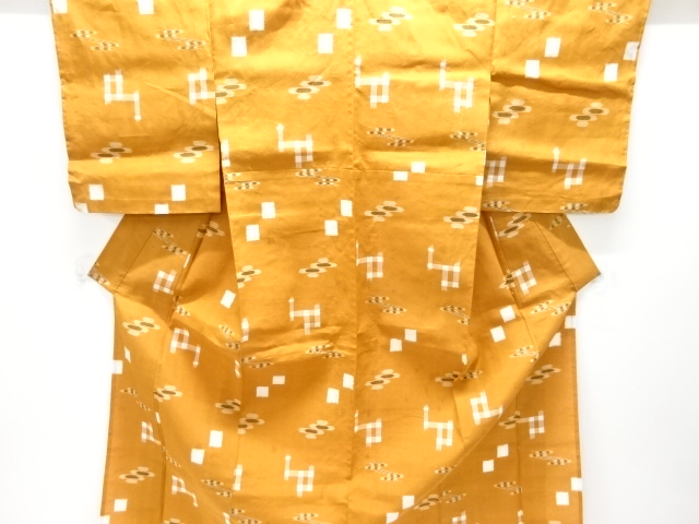 アンティーク　本場琉球絣単衣着物